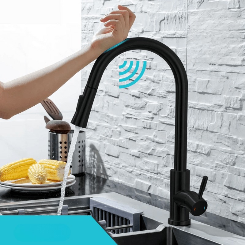 SmartNickelFlow | High-Tech Keukenkraan voor Modern Comfort