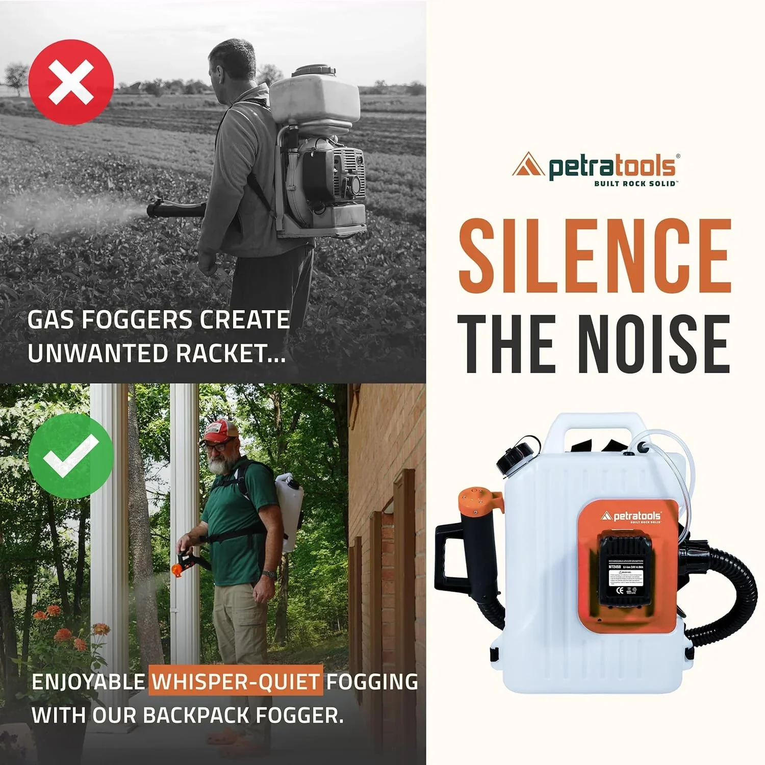 Cordless ULV Cold Fogger Backpack Sprayer, 2.6 Gallon - Battery-Powered Mosquito Fogger For Outdoor Use - Image 3 Cordless ULV Cold Fogger Backpack Sprayer, 2.6 Gallon - Battery-Powered Mosquito Fogger For Outdoor Use - Image 3