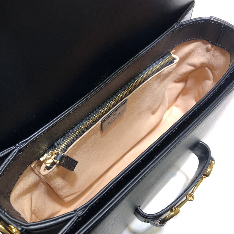 Replica Gucci Horsebit 1955 Python Small Shoulder Bag 602204 Black1:1High-quality replica