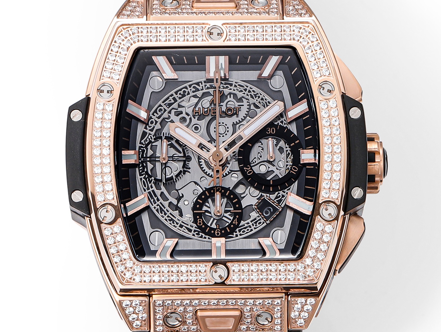 Hublot Spirit of Big Bang Textured Rubber Strap(1:1 replica) - Top club