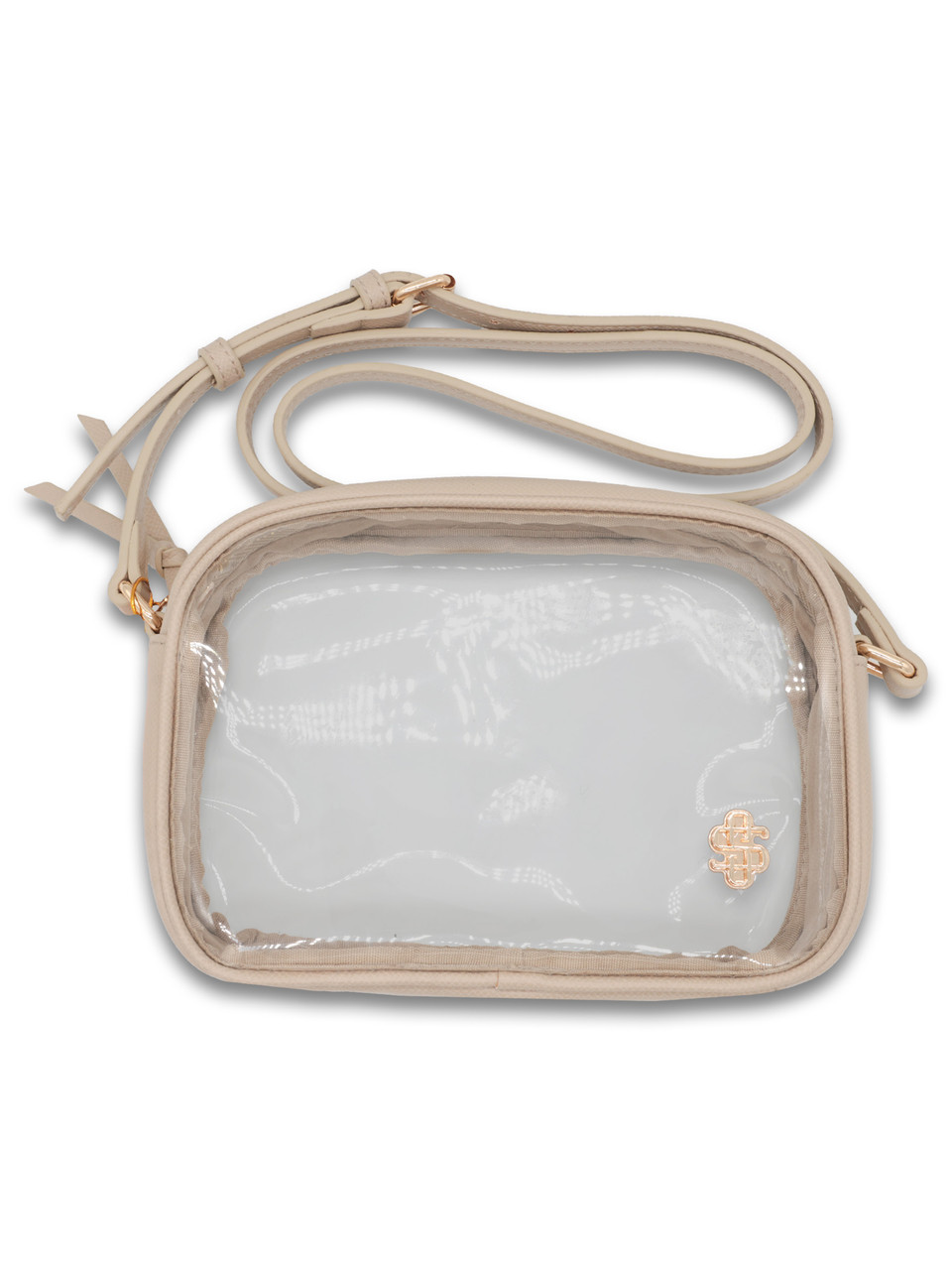 0126-BAG-LTHR-VGN-STDM-BEIGE - Simply Southern Outlet
