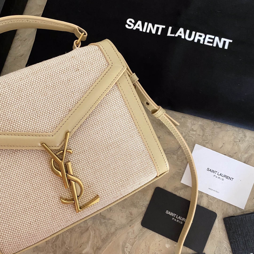 UPTOWN POUCH IN CANVAS AND SMOOTH LEATHER1:1High-quality replica