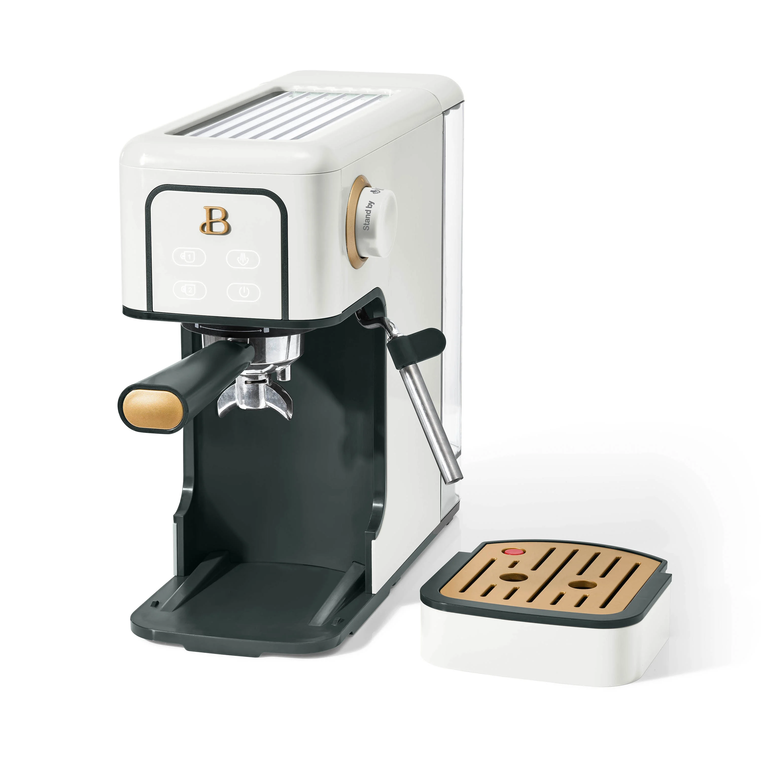 Beautiful Slim Espresso Machine with 20-Bar Pressure, Black Sesame by Drew Barrymore - Image 47