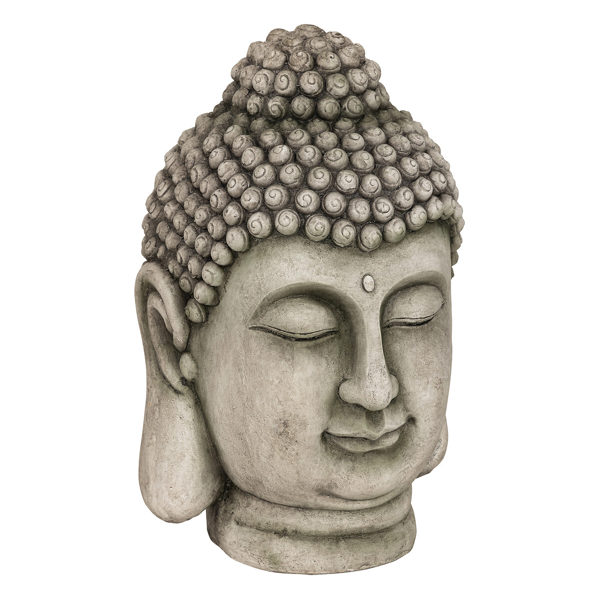 Outdoor Buddha statuette "Osel" Gray, H.60 cm