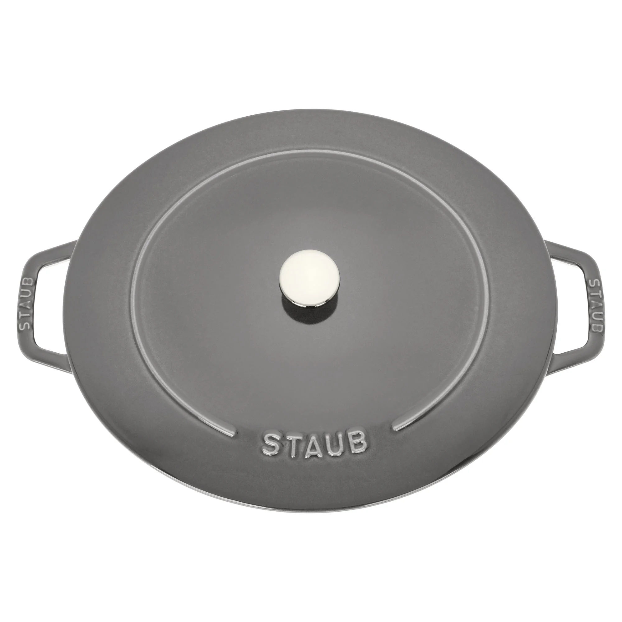 Staub Cast Iron 6.25-qt Shallow Oval Dutch Oven - Citron - Image 27