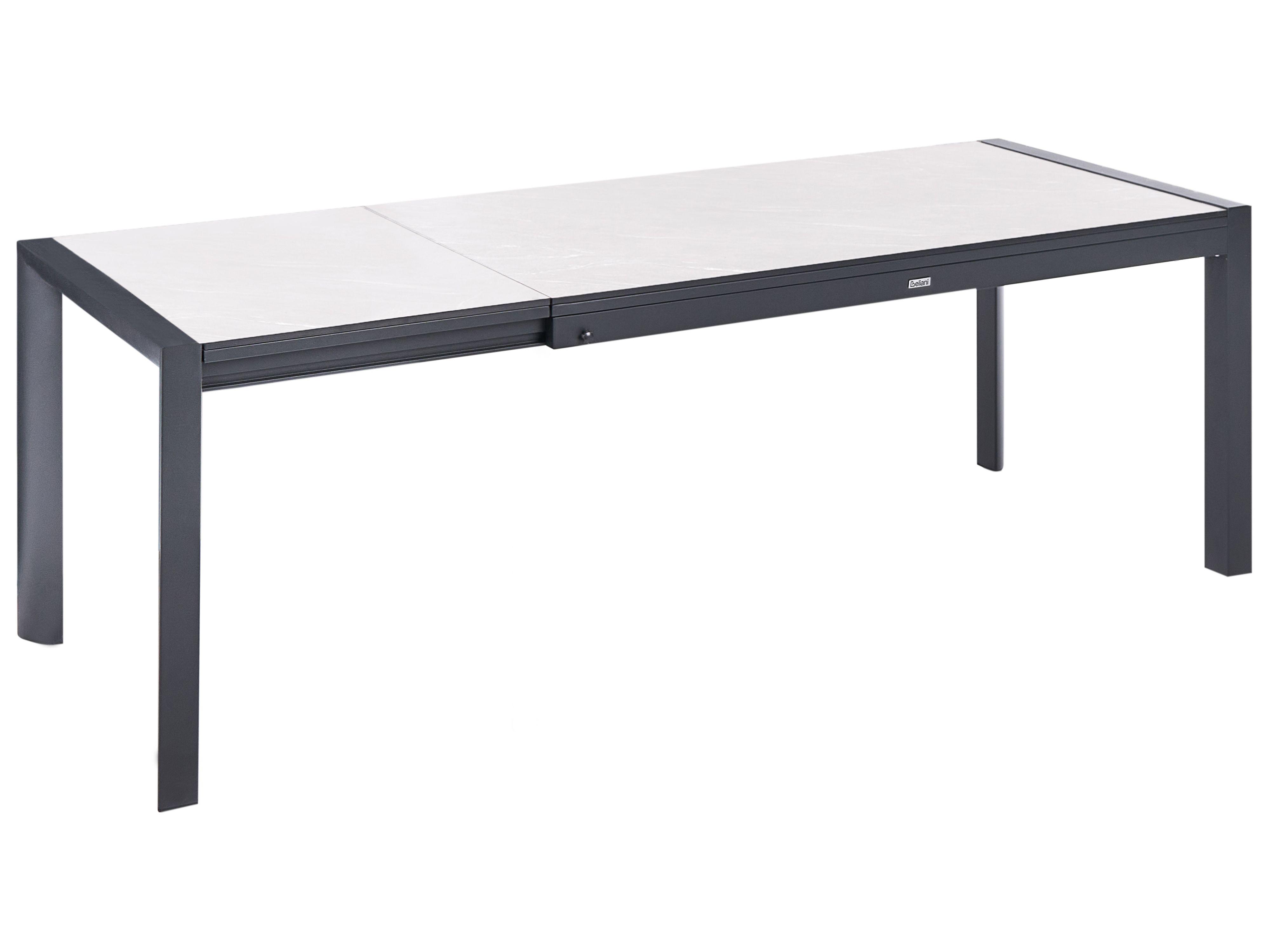 Extending Garden Dining Table BINASCO 160/220 cm 90 cm Beige