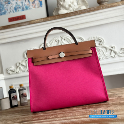 Hermès Herbag Zip 31 Bag | 31x25x10 cm | Luxury Canvas & Leather Shoulder Bag for Women | Spacious Everyday Hermès Tote1:1High-quality replica