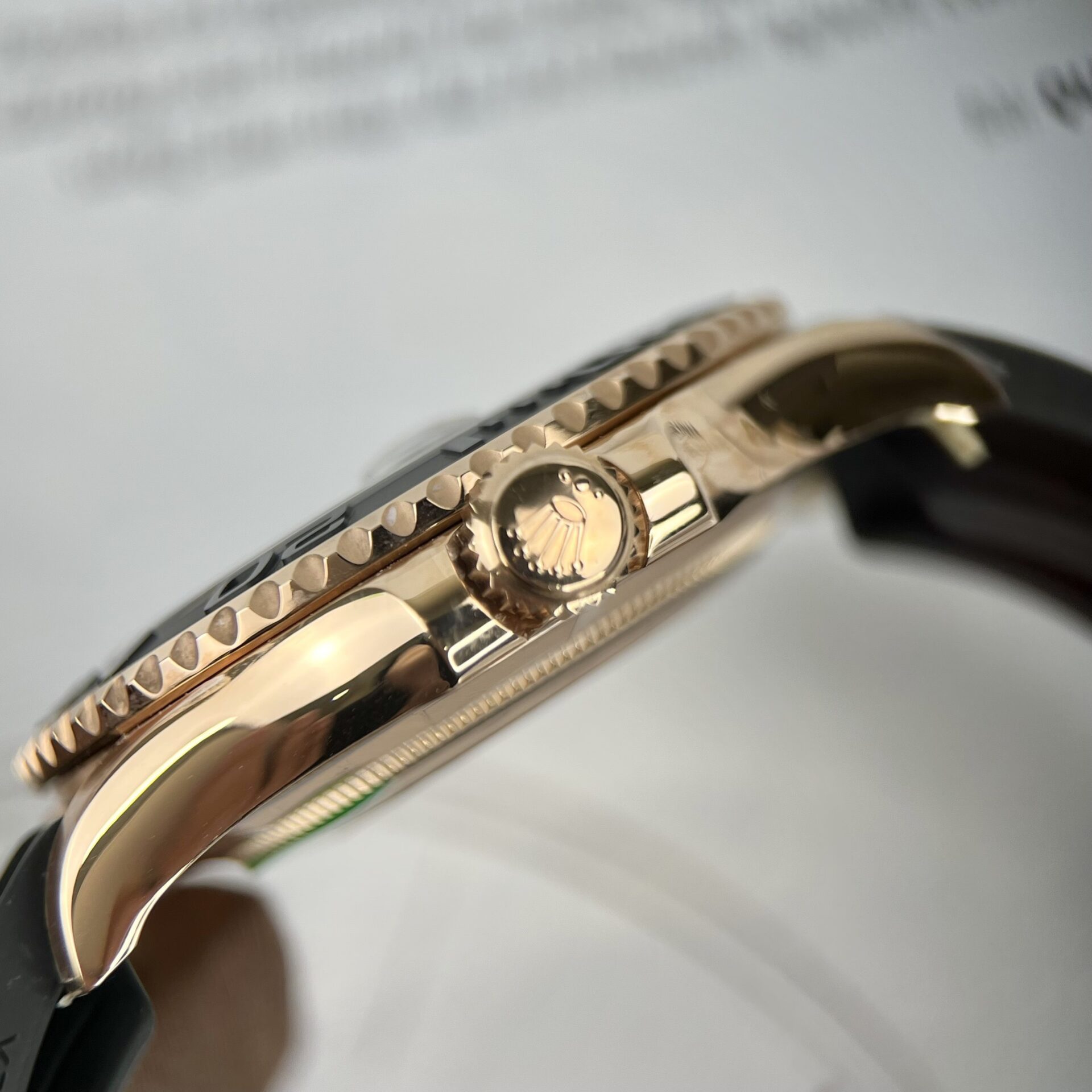 Rolex Yacht-Master 116655 Replica Watch Rose Gold Clean Factory 40mm - Top club