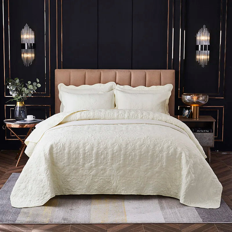 ElegantTouch - Wit Geïmpregneerd Katoenen Quilt
