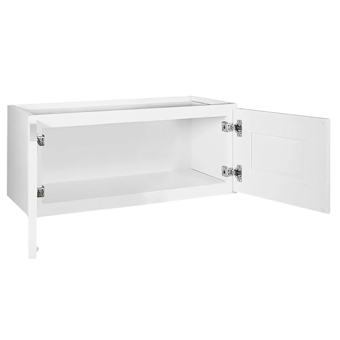 Design House 561621 Brookings Unassembled Shaker Wall Kitchen Cabinet 30x12x12, White - Image 7