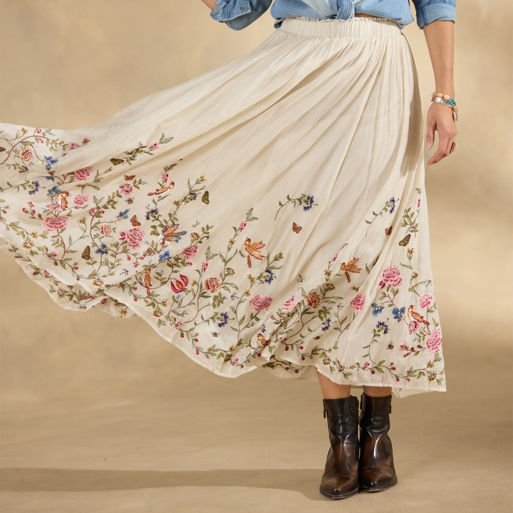 Romance Garden Skirt, Petite - Sundance Clothing
