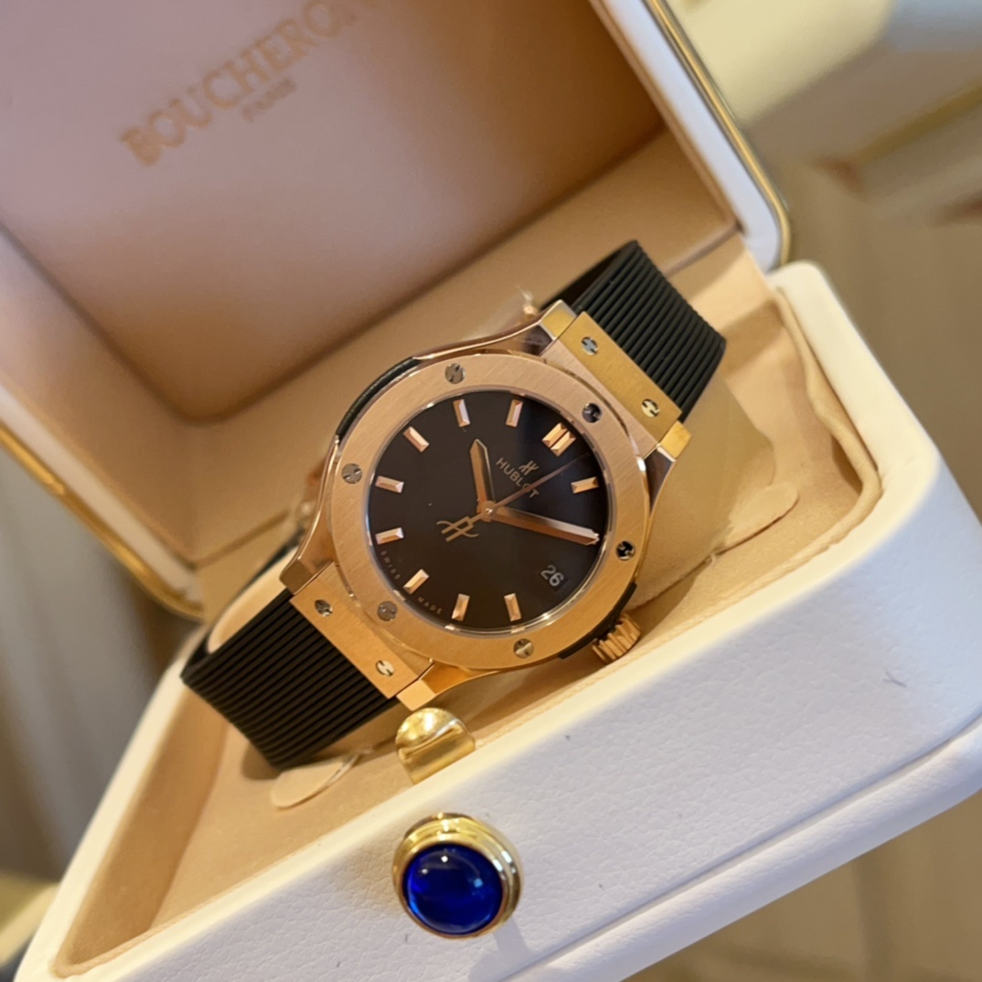 Hublot Classic 33mm High-End Women's Watch(1:1 replica) - Top club