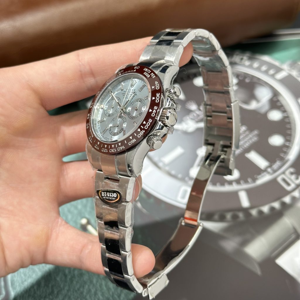 Rolex Cosmograph Daytona 126503 Replica Watches Ice Blue Dial BT Factory 40mm - Elite Watch Atelier