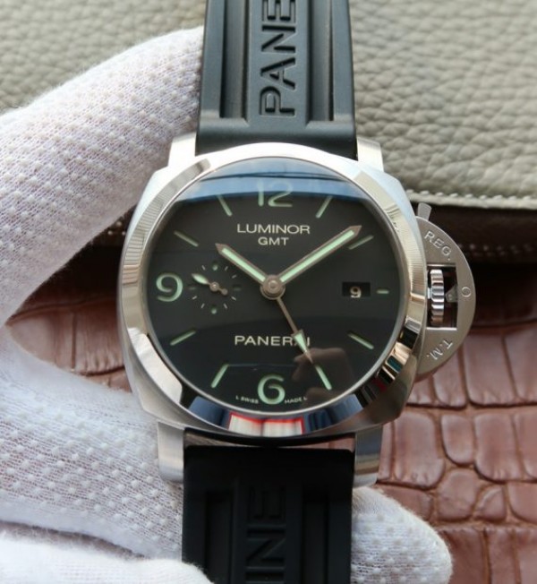 Replica Panerai VSF PAM320 GMT Rubber Strap P.9001 Super Clone - Top club