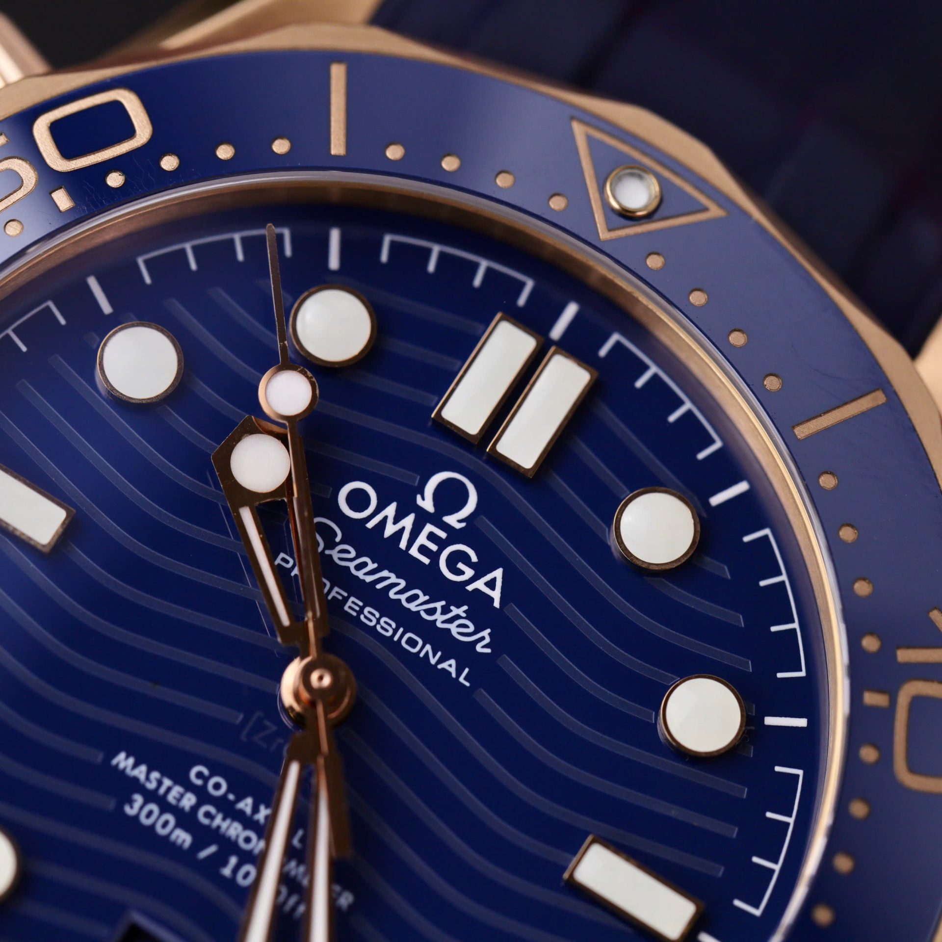 Omega Seamaster Diver 300M Good Imitation Watches Blue Dial Rubber Strap VS Factory 42mm - Top club