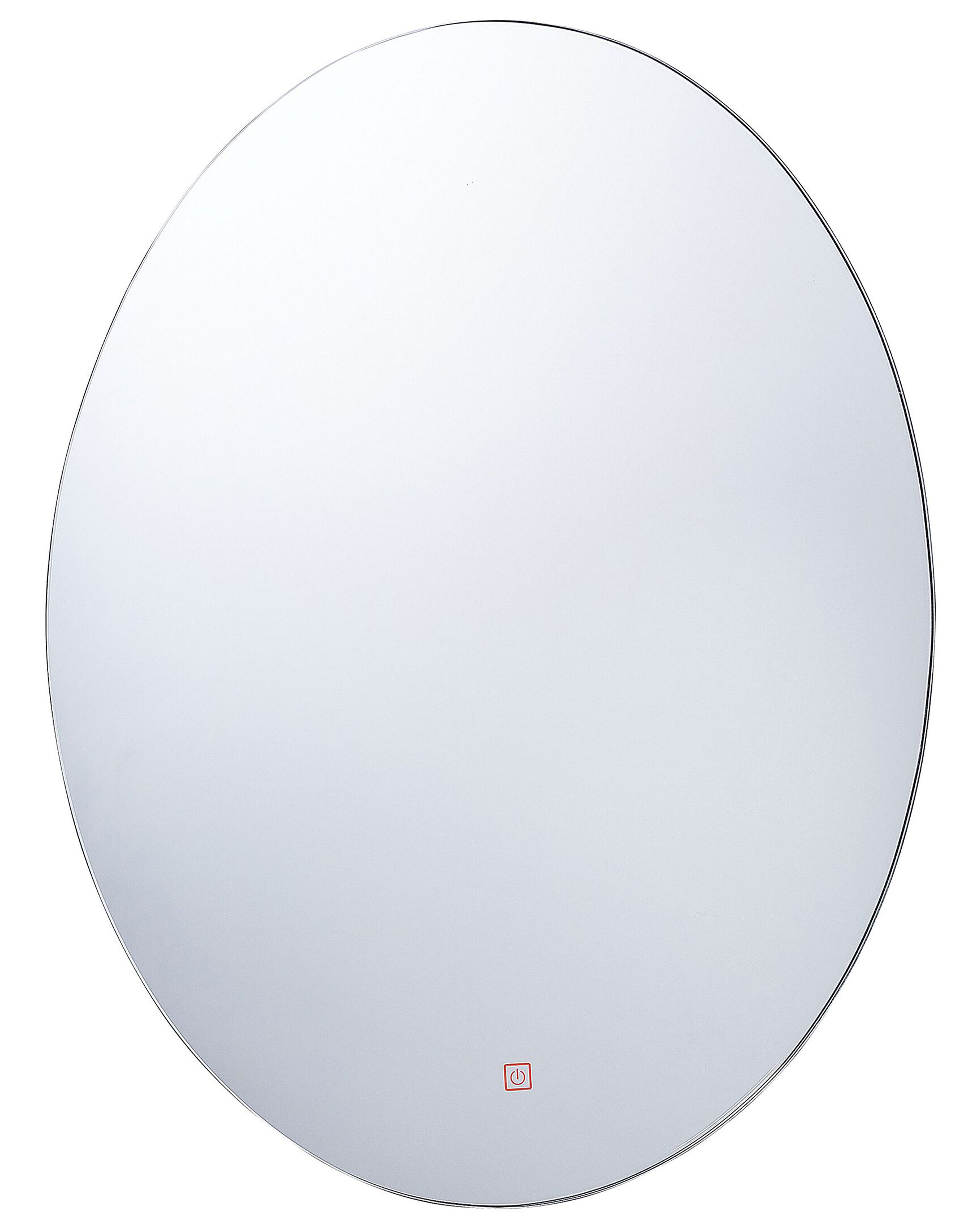 LED Bathroom Mirror MAZILLE 60 cm 80 cm Silver