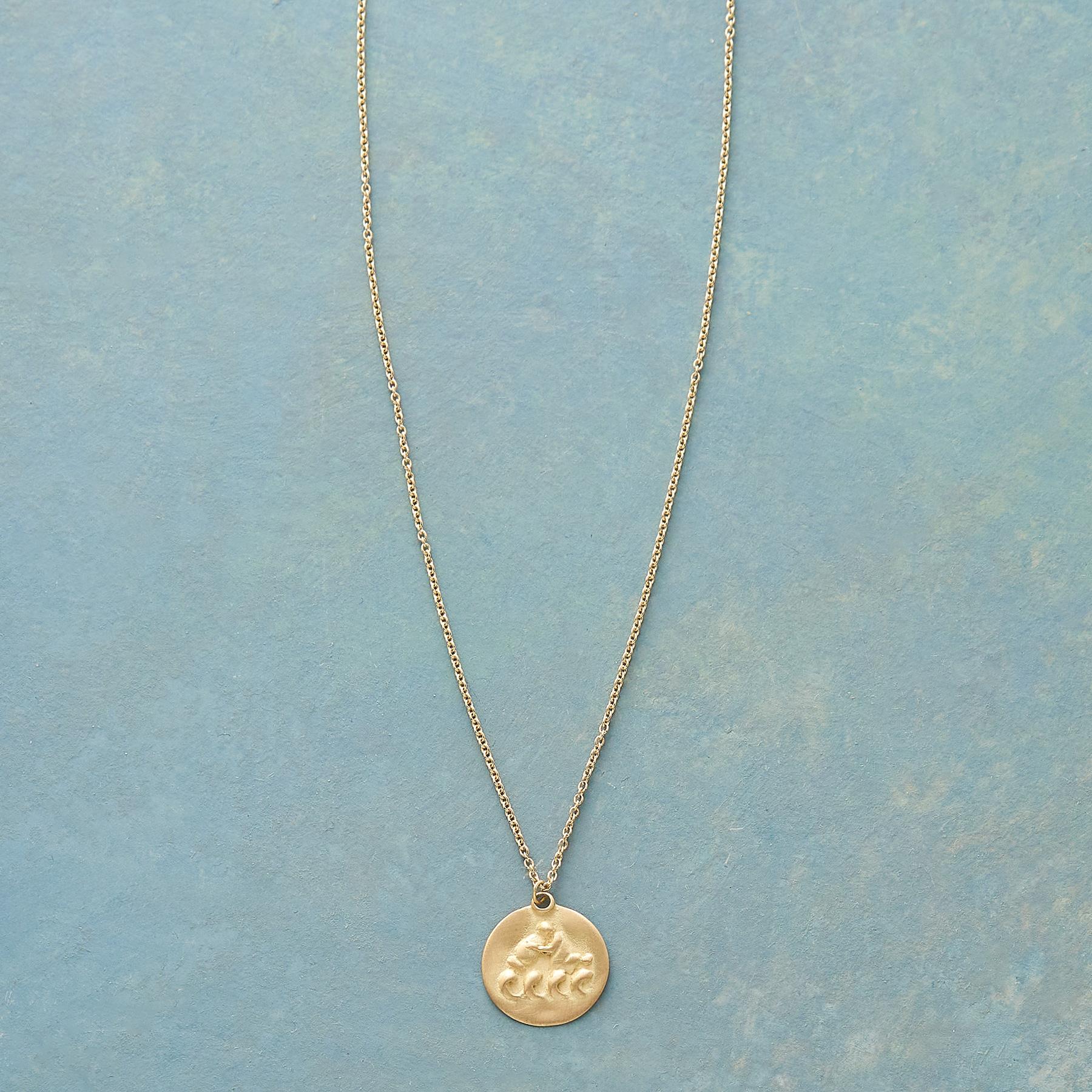 Bas Relief Zodiac Necklace - Sundance Clothing