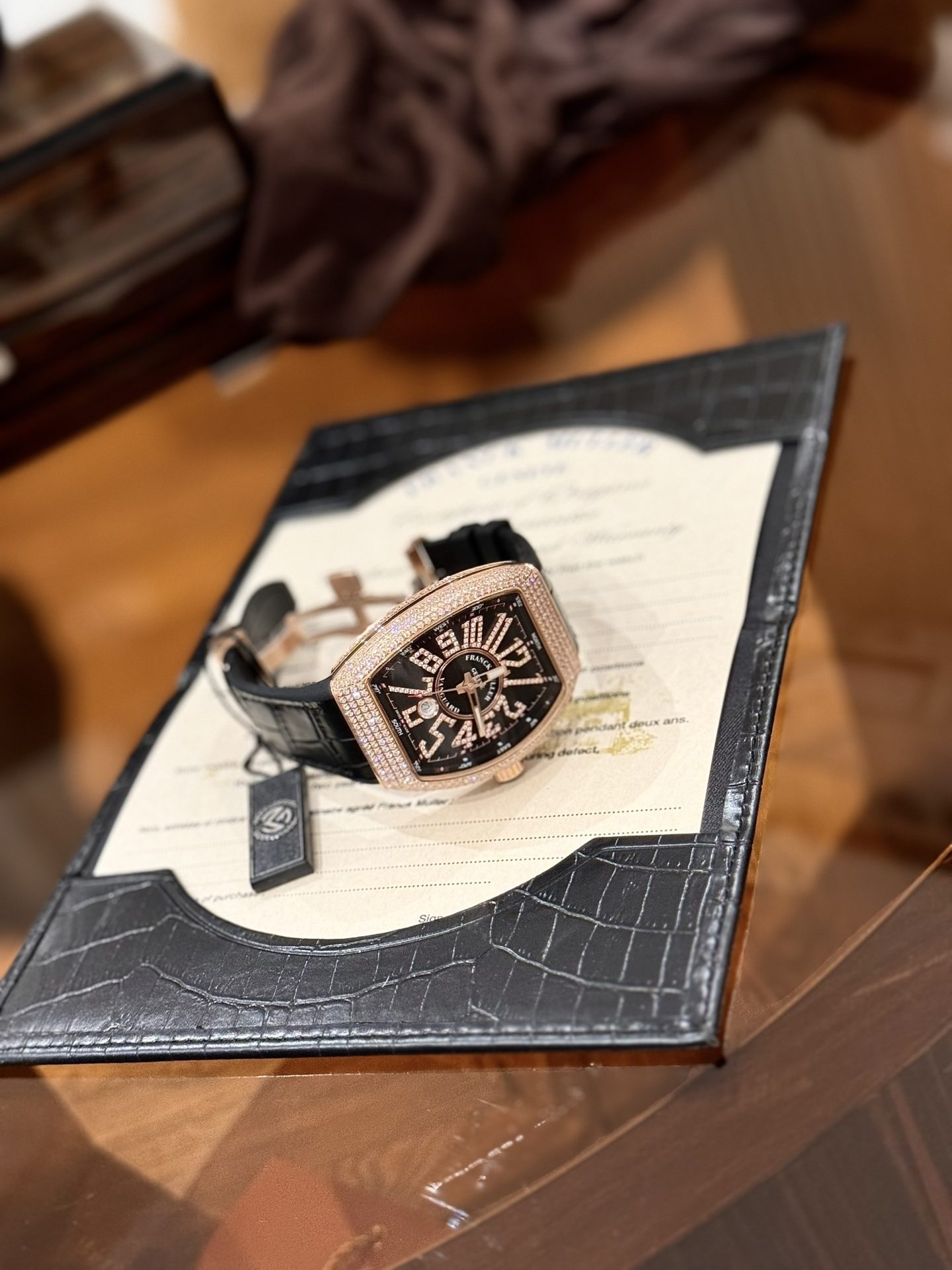 Franck Muller Vanguard Yachting V45 SC DT Black Diamond Best Replica Watch ABF 45mm - Top club
