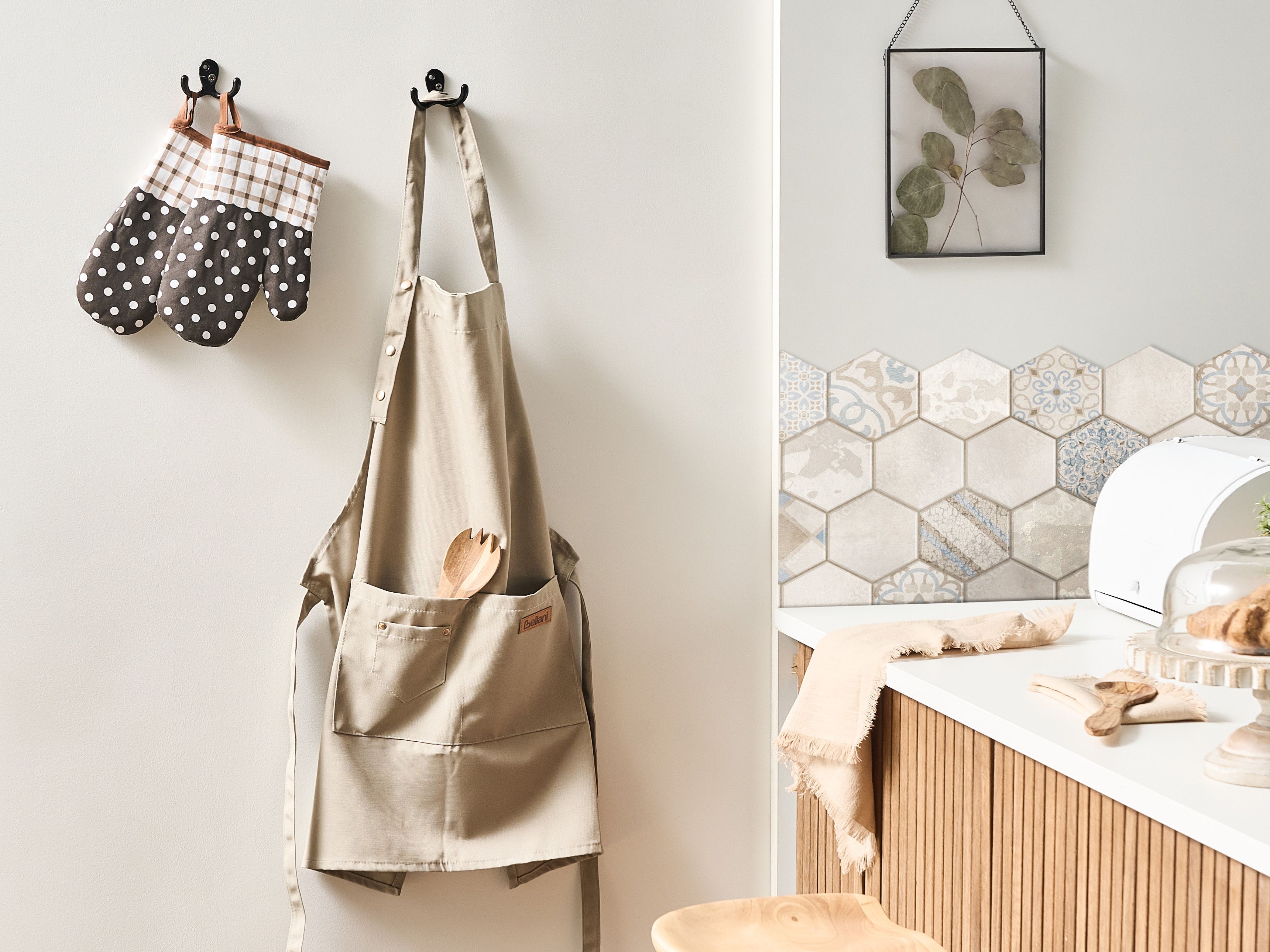 Kitchen Textiles Set PISUM Beige