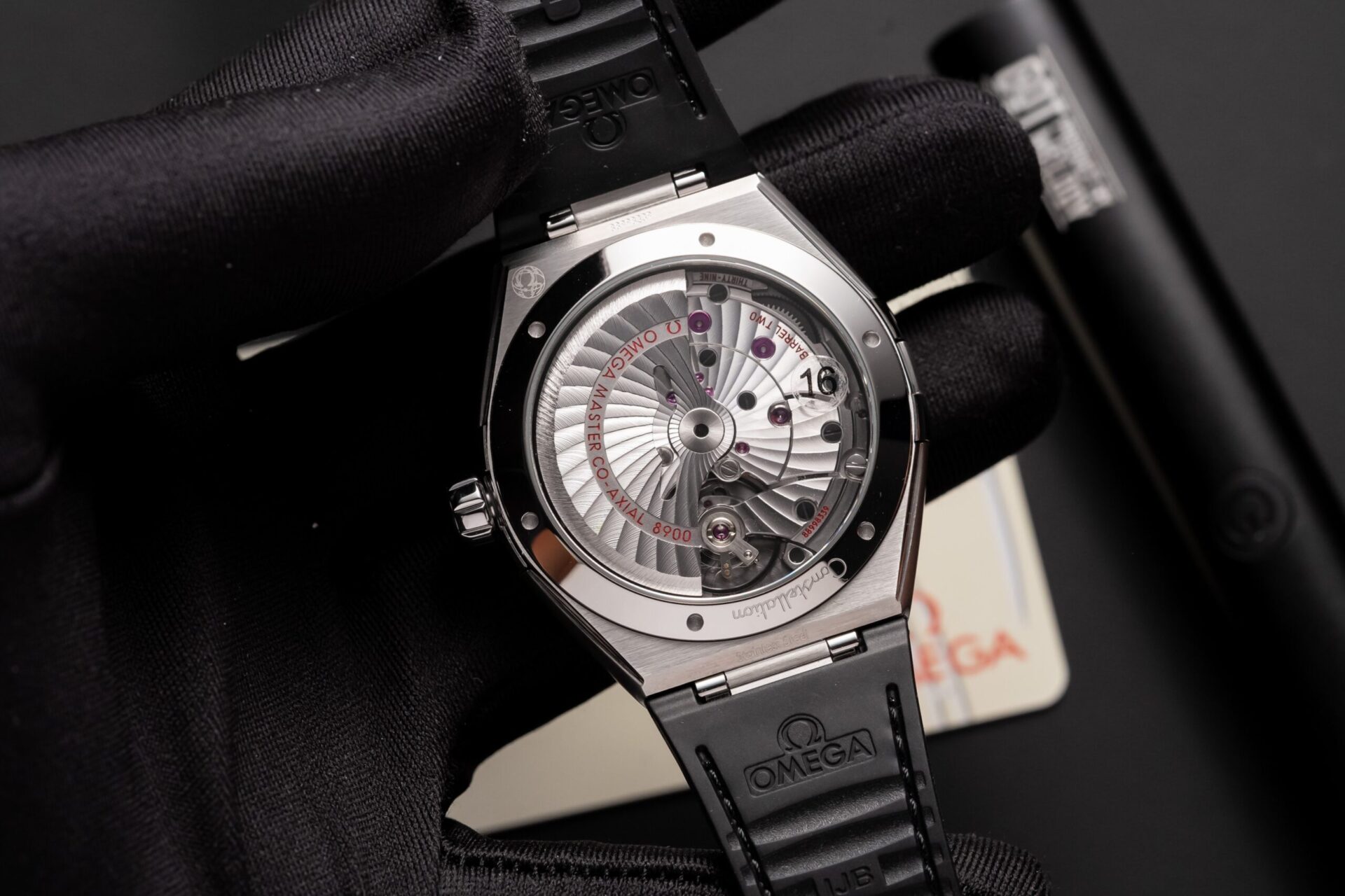 Omega Constellation Replica Watch Black Dial Leather Strap 42mm - Top club