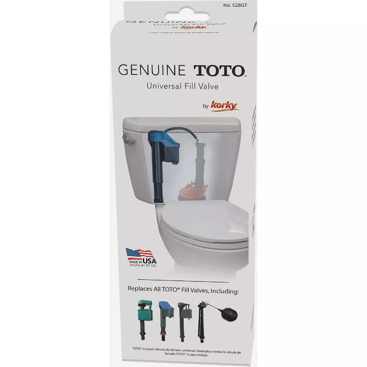Korky TOTO , G-Max and Power Gravity Fill Valve