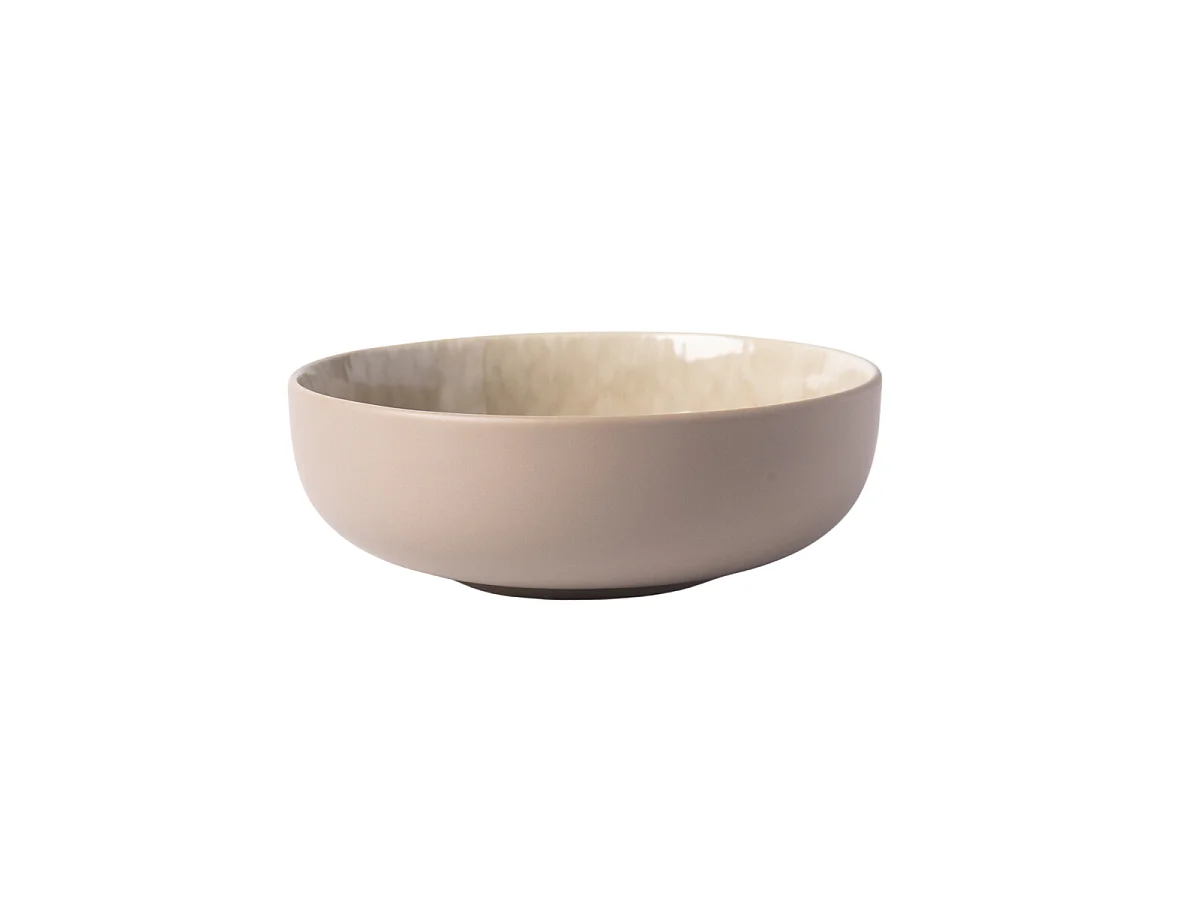 Lot de 6 bols taupe - 