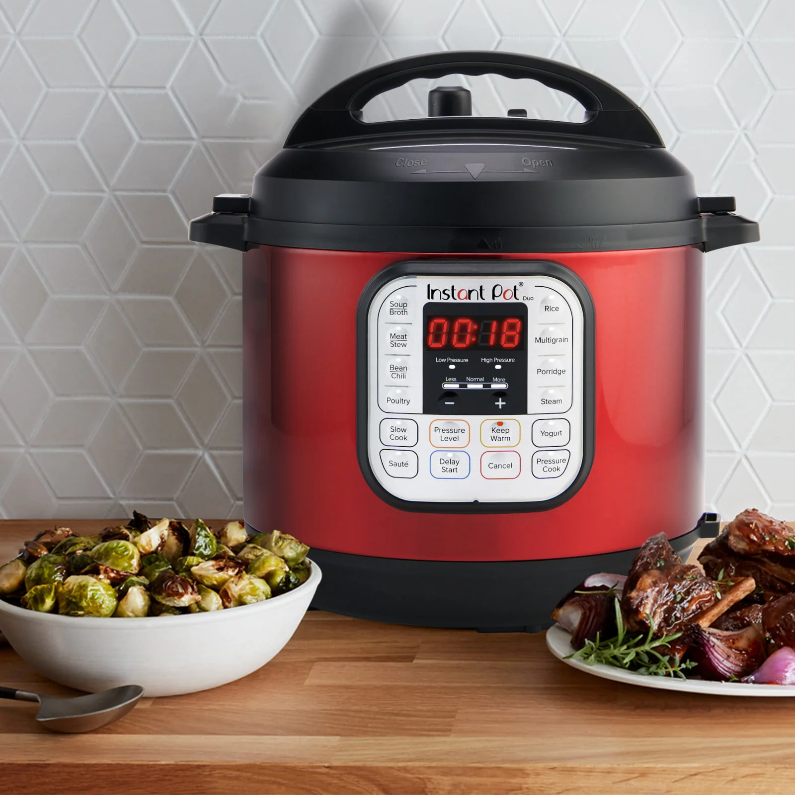 Instant Pot Duo�?6 Quart Multi-Cooker, Red Stainless Steel - Image 8