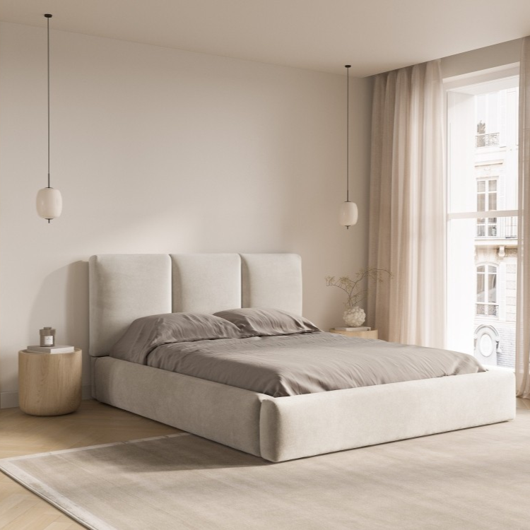 Windsor & Co Horizon Bedframe met Opbergvak - 180 x 200 cm - Fluweel -