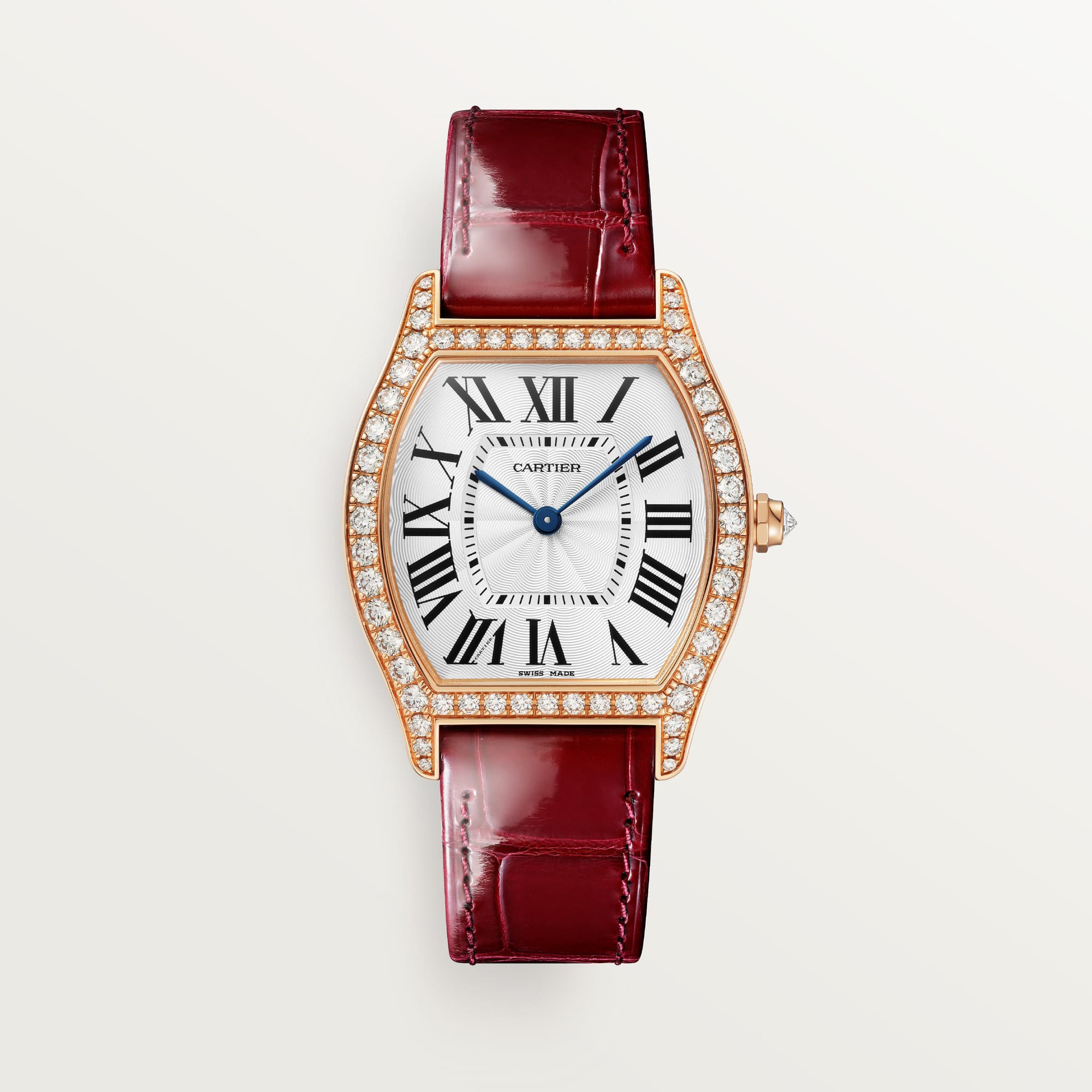 fake cartier watch Tortue medium model Manufacture mechanical movement with manual winding caliber 430 MC(1:1 replica) - Top club