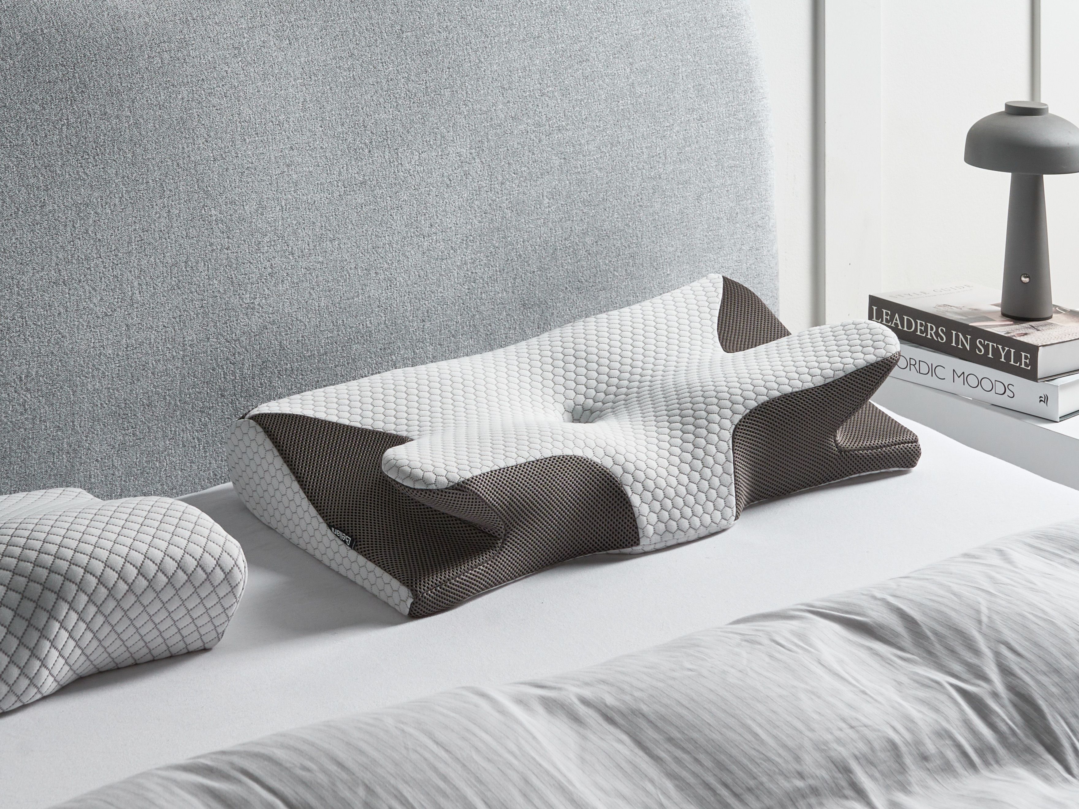 Bed Pillow SINAI Low Memory Foam 65 x 35 cm White