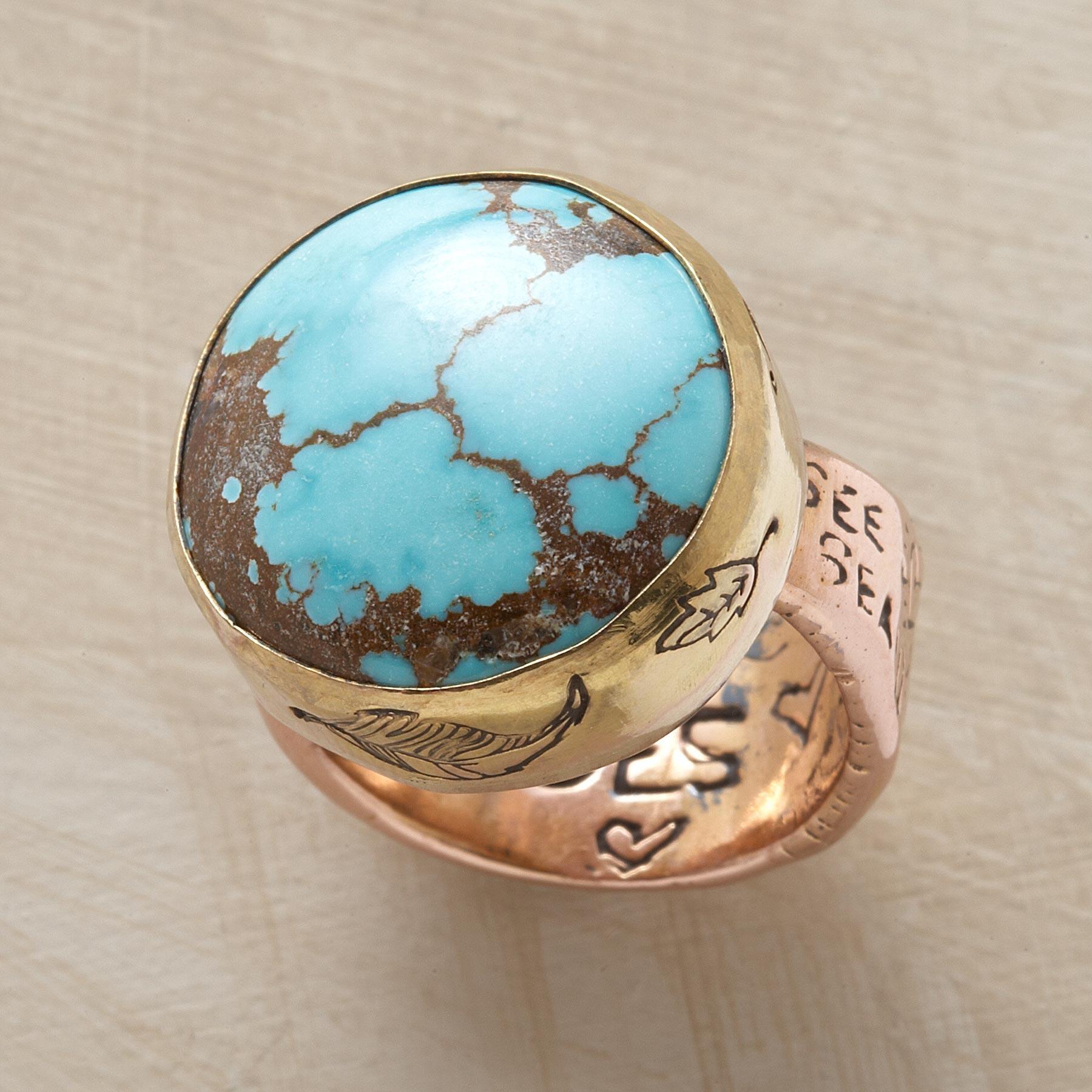 Turquoise Testament Ring - Sundance Clothing