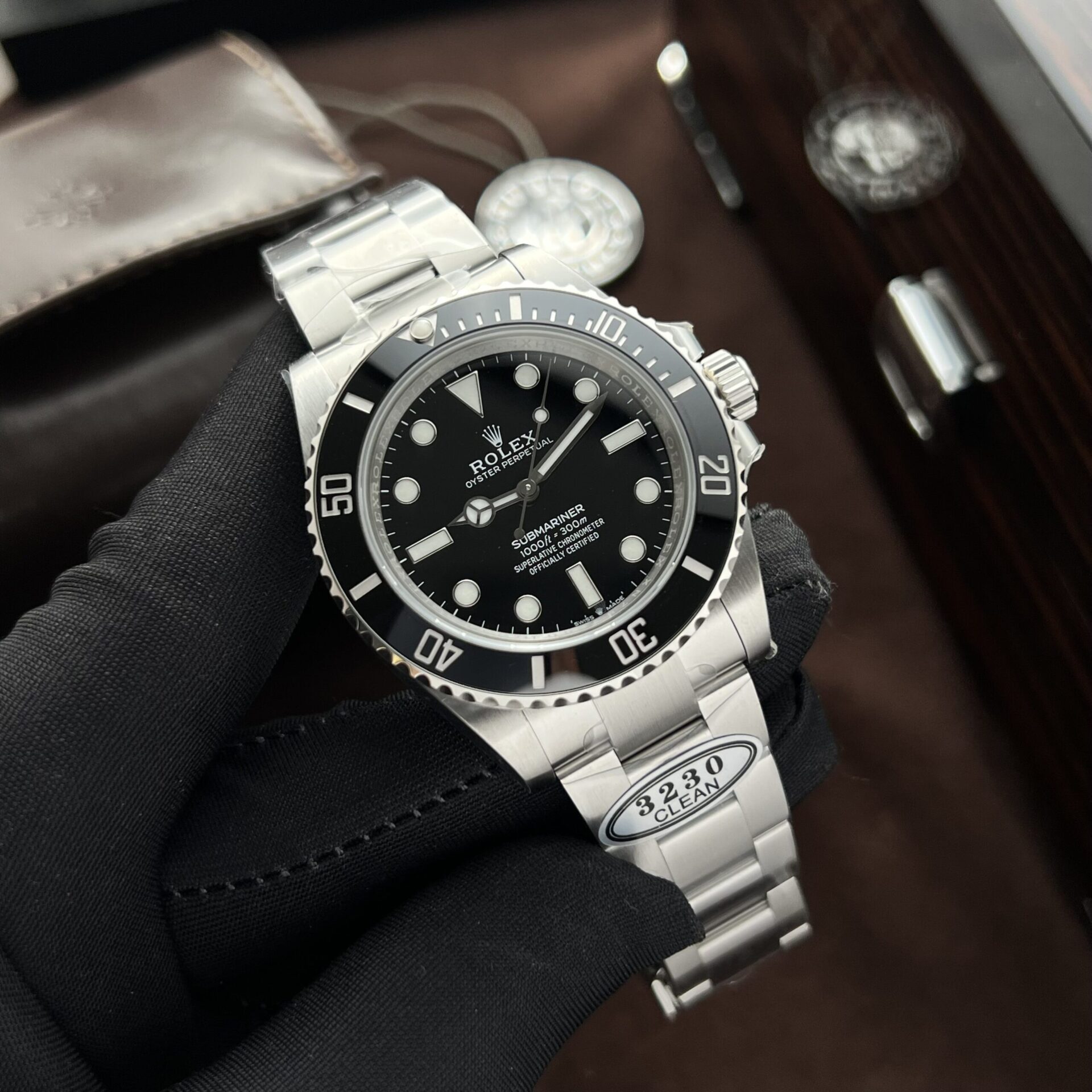 Rolex Submariner 124060LN Replica Watch Black Dial Clean Factory 41mm - Elite Watch Atelier
