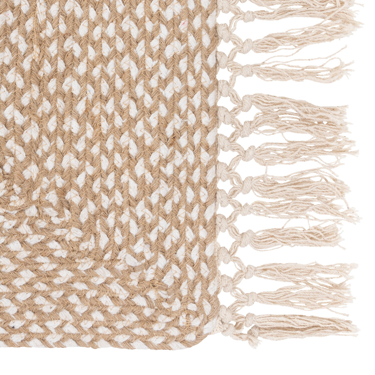 "Jyta" rug Jute, White, 80x200 cm