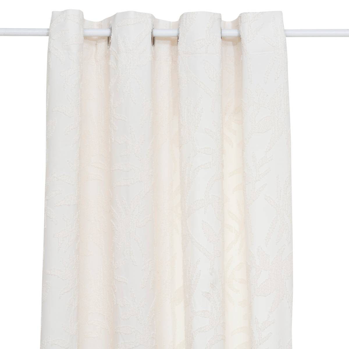 Curtain "Willow" Jacquard, Ivory, 135x260 cm