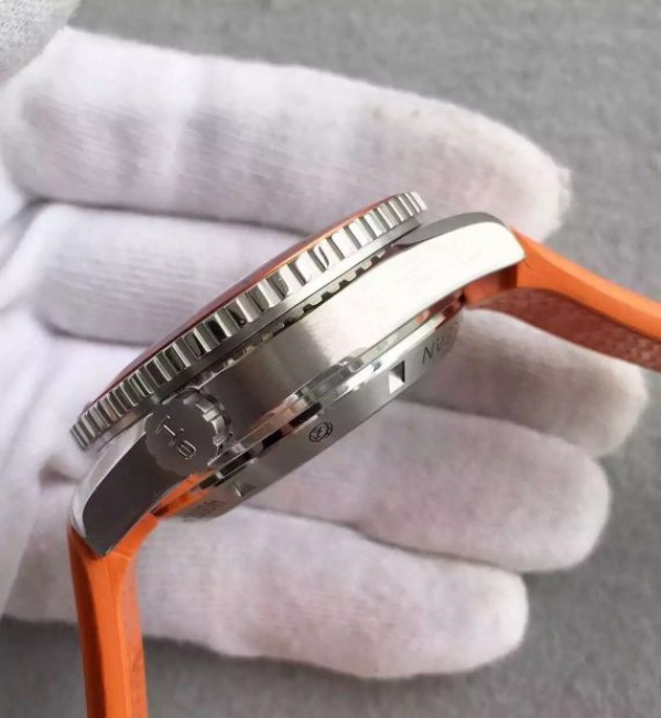 Replica Omega Planet Ocean 45mm Chrono Orange Bezel Black Dial Rubber Strap A9300 - Top club