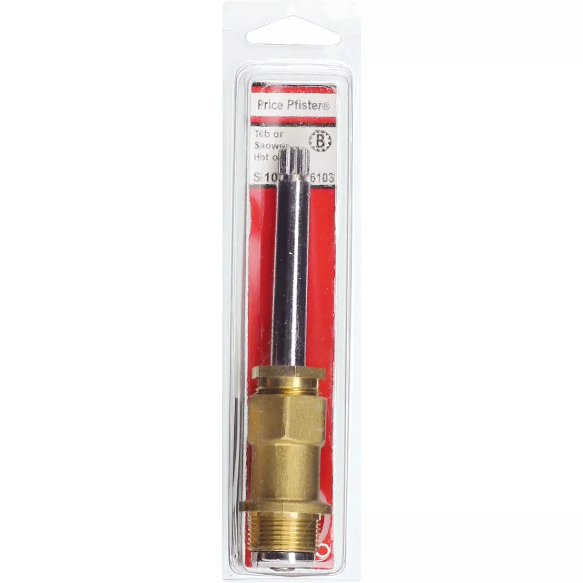 Lasco Price Pfister #6103 Hot/Cold Brass Bathtub Stem