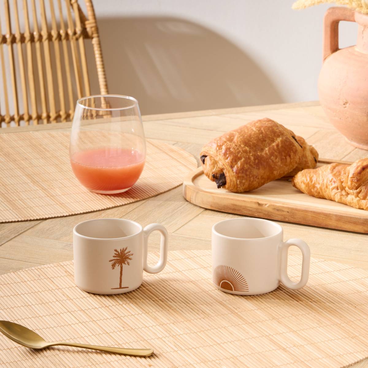 Espresso cup "Sunshine" Stoneware (ceramic), 110 ml, Beige