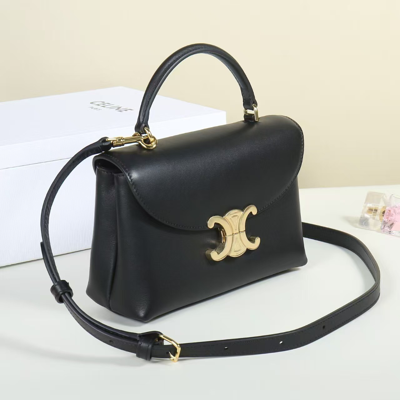 Celine Teen Nino Soft Grain Leather HandBag