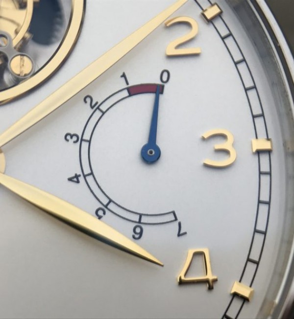 Replica IWC AZ Portuguese Tourbillon IW5046 White Dial YG Markers - Top club