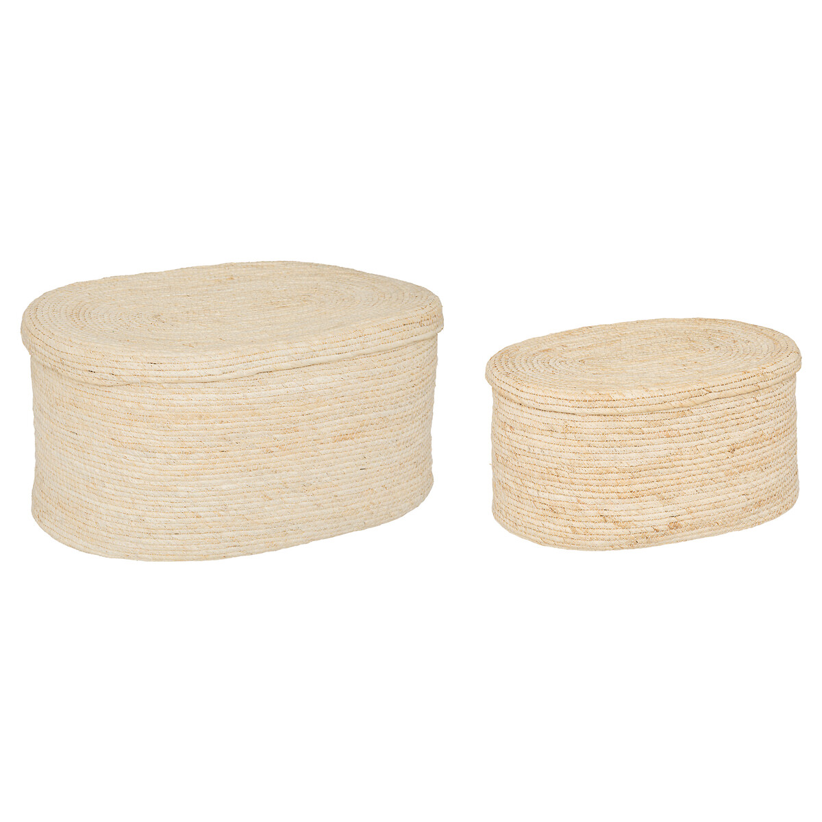 Set of 2 baskets "Rivi" L.40 /W.50 cm