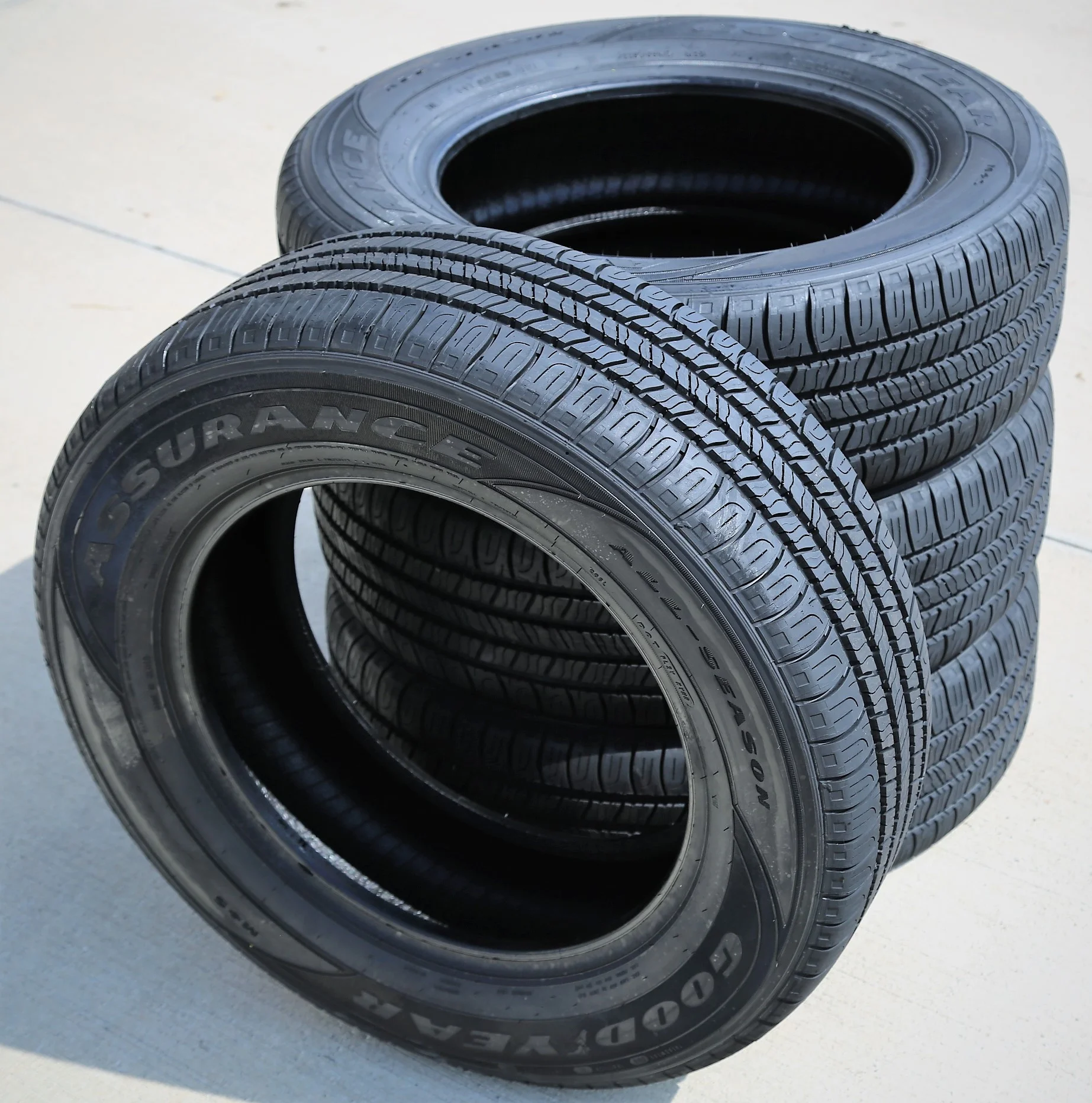 Set of 4 (FOUR) Goodyear Assurance All - Season 205/65R16 95H A/S Tires