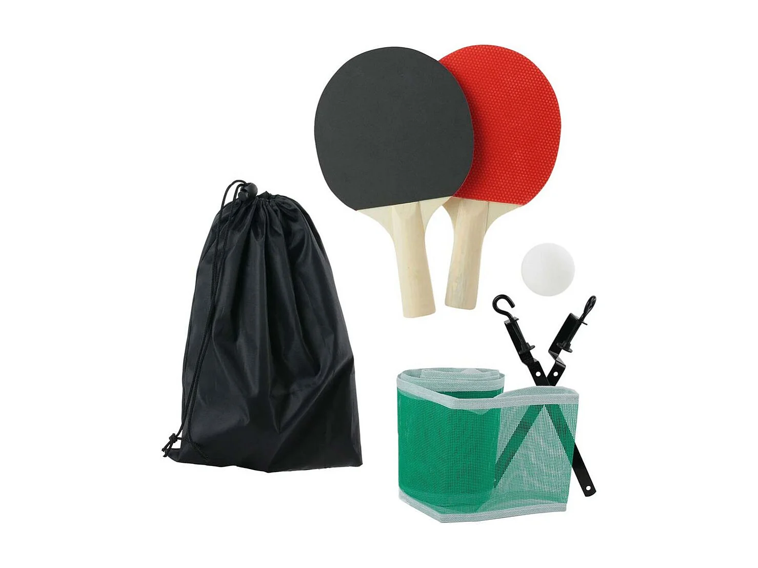 Jeu de Ping Pong - MISTER GADGET - Mobile - Compact - Rouge et Vert