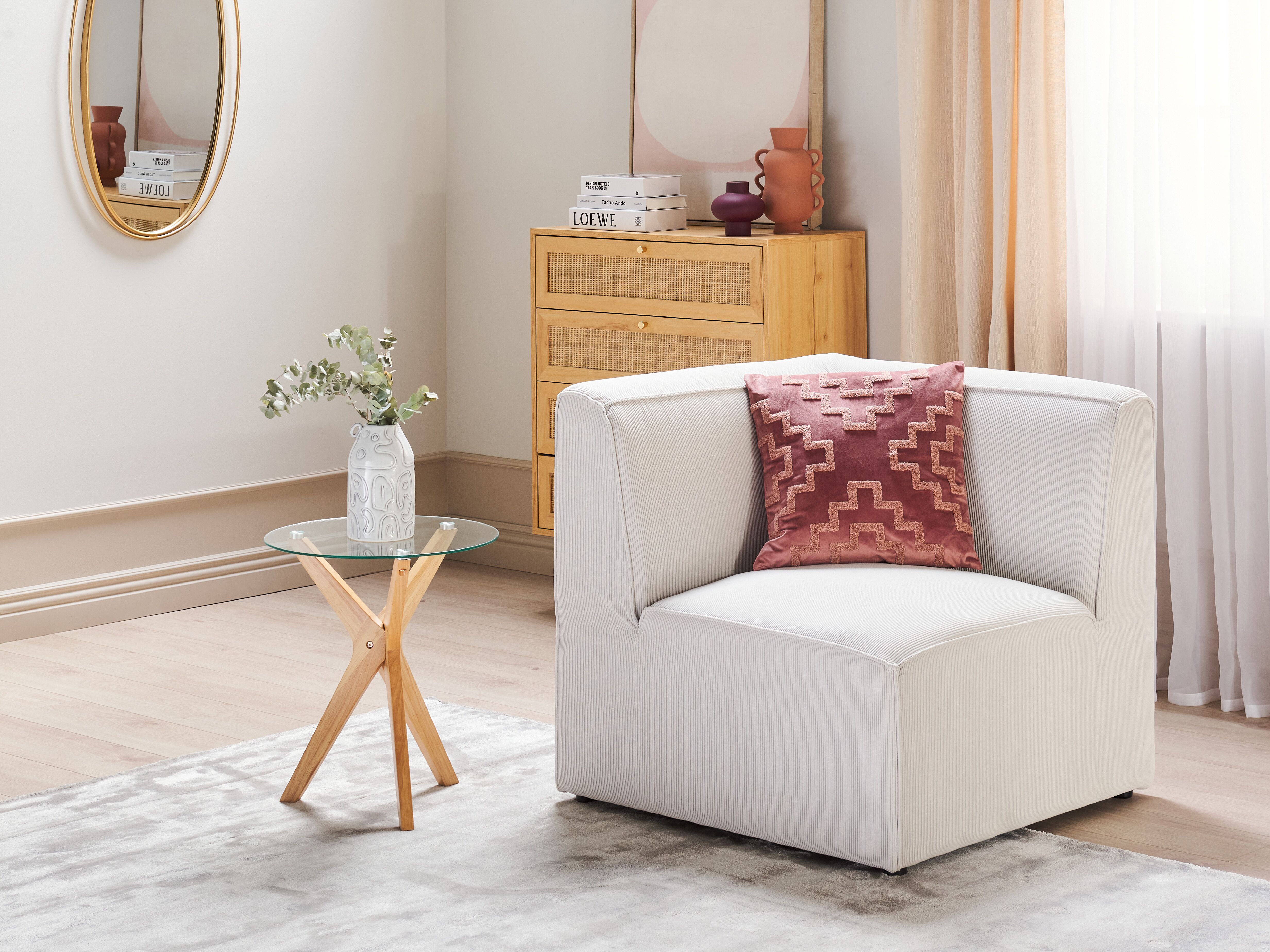 Corner Seat LEMVIG Corduroy Off-White