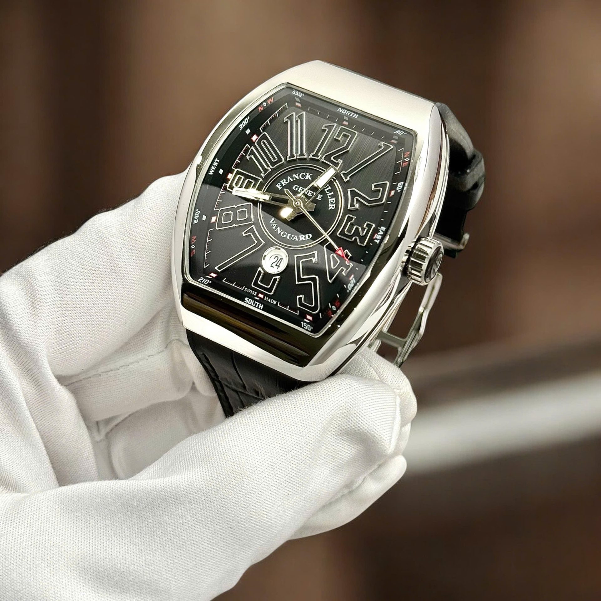 Franck Muller Imitation Watches Vanguard V45 Stainless Steel Men s ABF Factory 45mm - Elite Watch Atelier