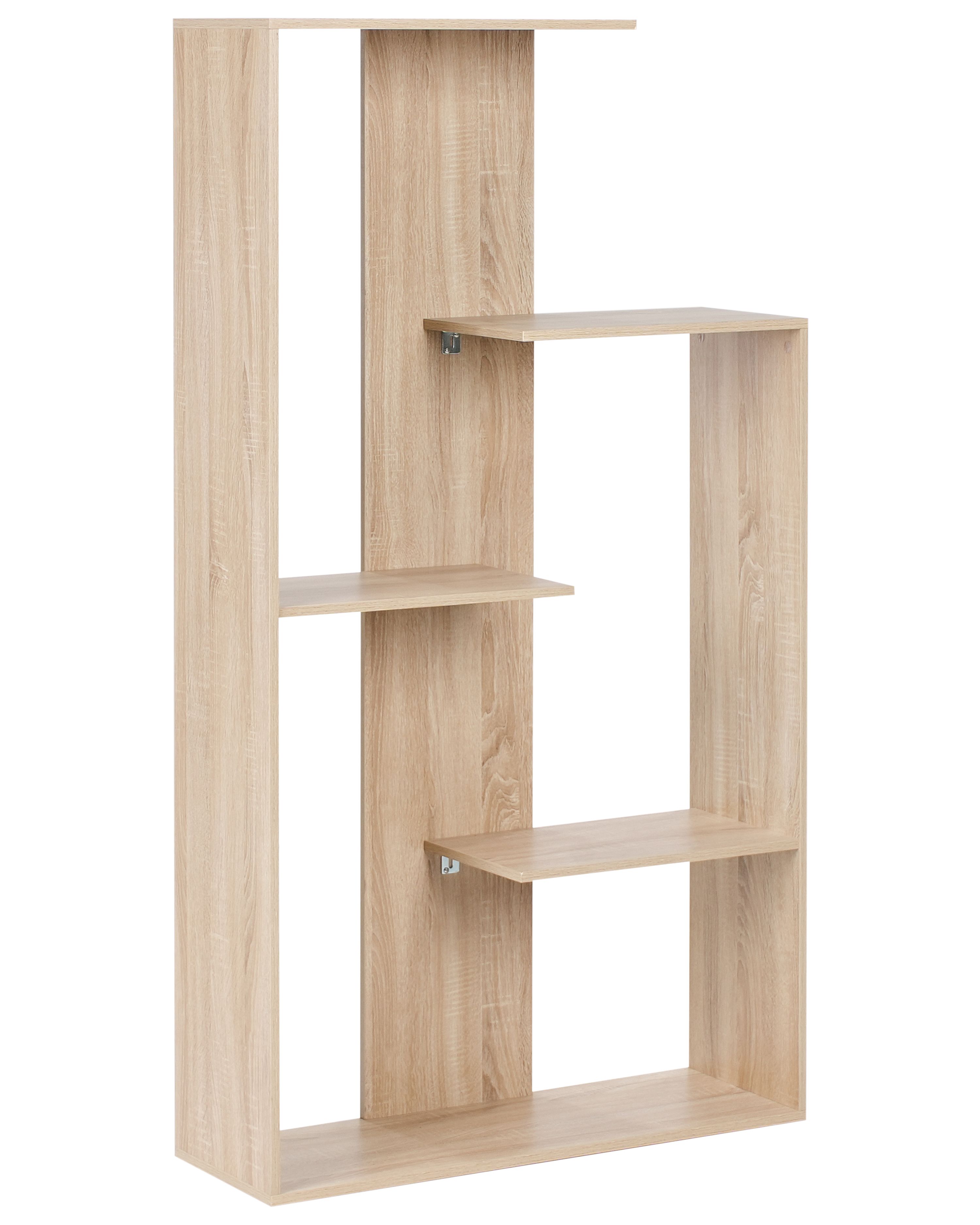 3 Tier Bookcase KAHNTAH 163 cm Light Brown