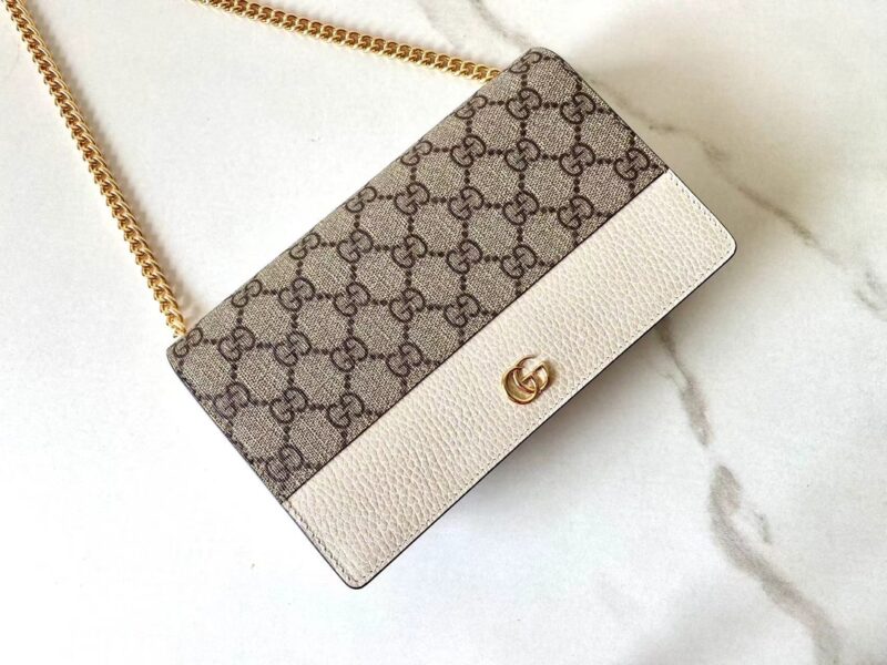 Replica Gucci GG Marmont Chain Bag White1:1High-quality replica