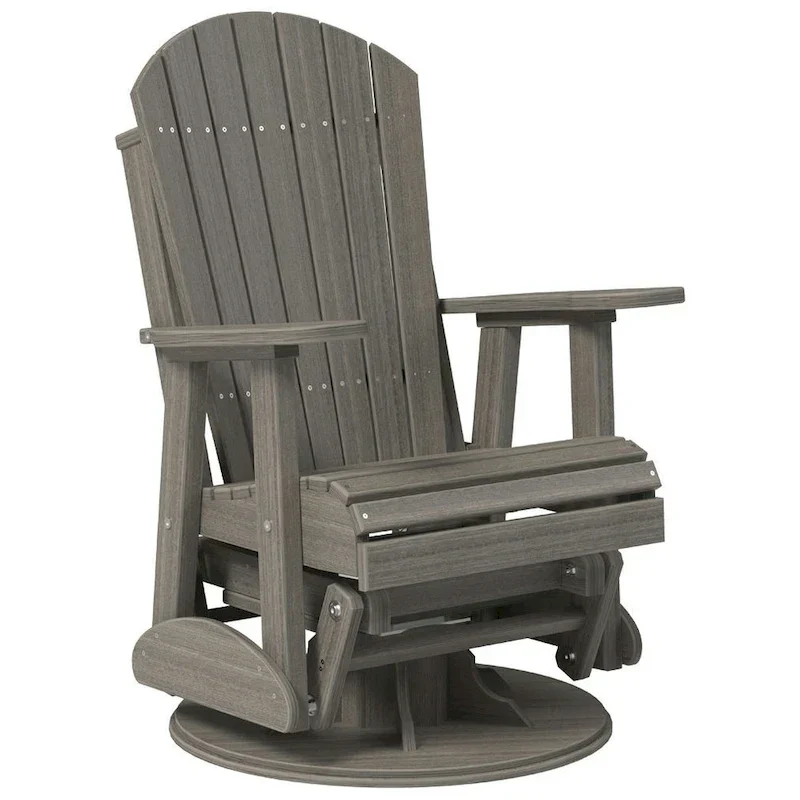 Poly Lumber Adirondack Swivel Glider Chair - 30W x 28D x 44H - Image 35 Poly Lumber Adirondack Swivel Glider Chair - 30W x 28D x 44H - Image 35