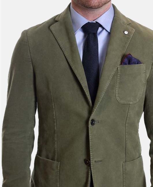 Daily Solid Pocket Design Notch Lapel Single Breasted Blazer