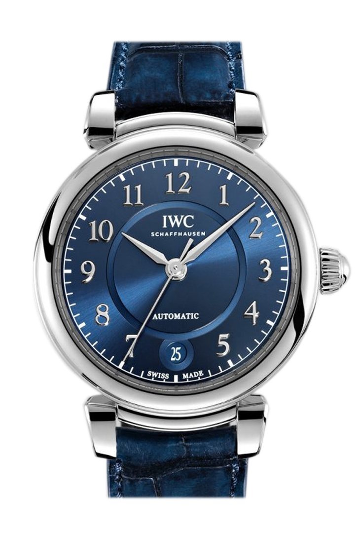 IWC Da Vinci Blue Dial Automatic 36mm Men's Leather Watch IW458312(1:1 replica) - Top club