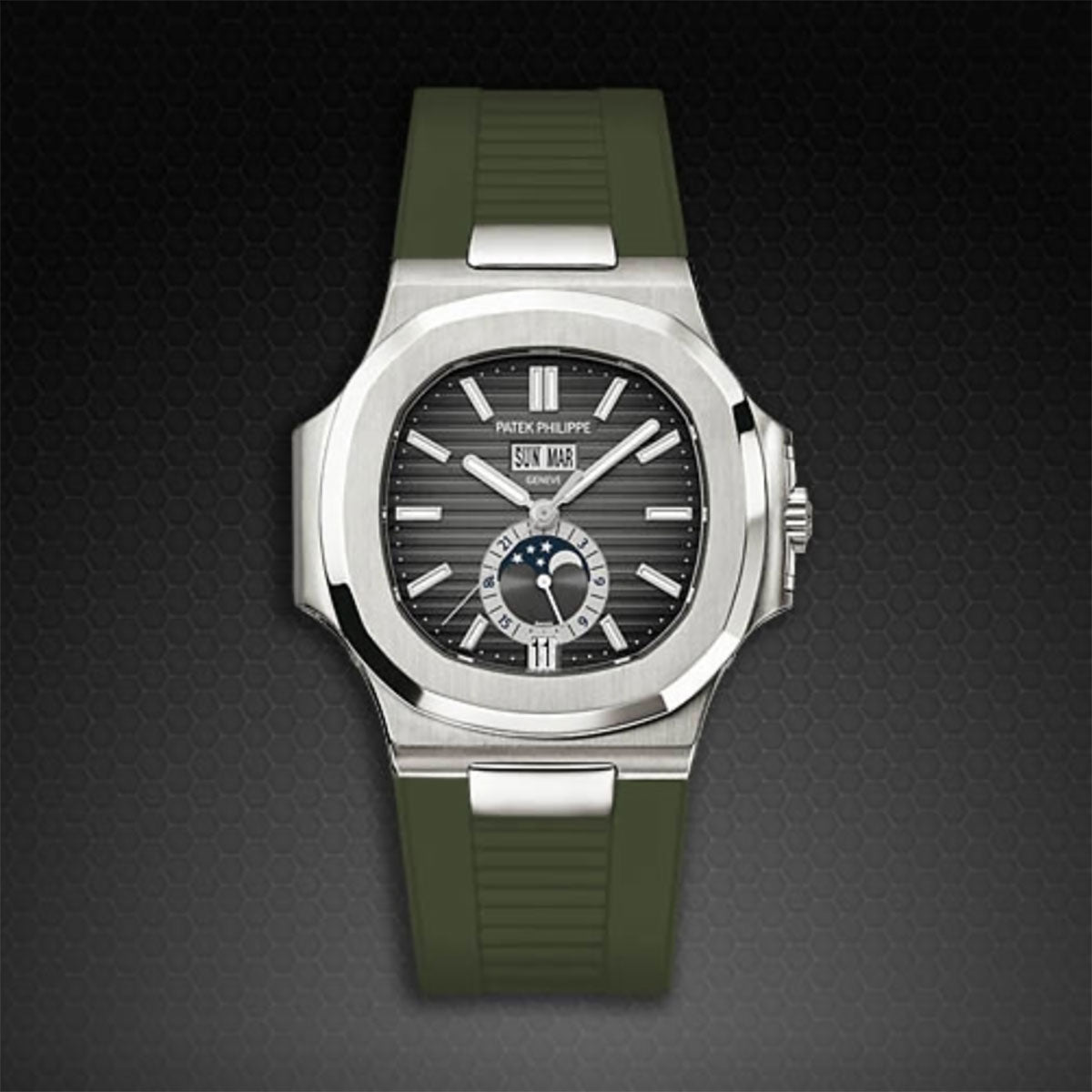 Patek Philippe - Rubber B strap for Nautilus 5726A SS(1:1 replica) - Top club